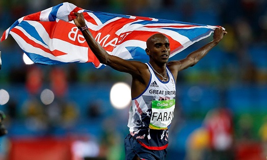 Olympisch Kampioen Mo Farah