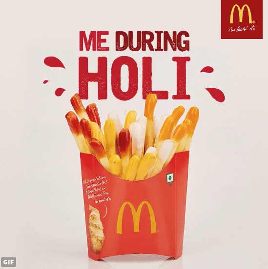 McDonald’s en het Holi feest