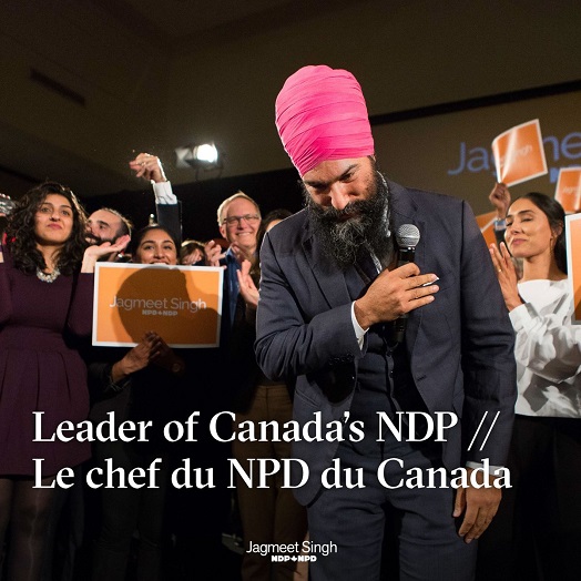 Sikh leider van derde partij Canada