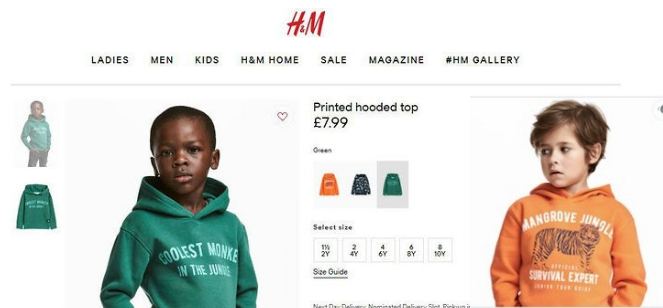 Rel om H&M advertentie
