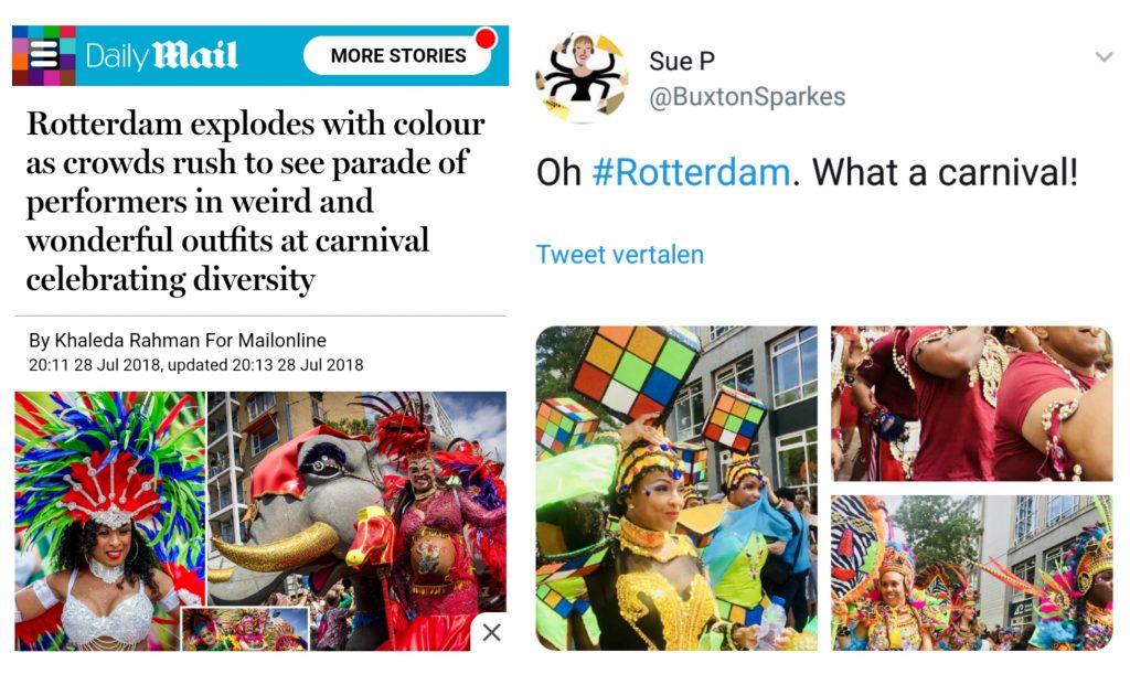 Zomercarnaval Rotterdam: ondanks de voortdurende aanvallen op de multiculturele samenleving al 35 jaar lang ‘going strong’